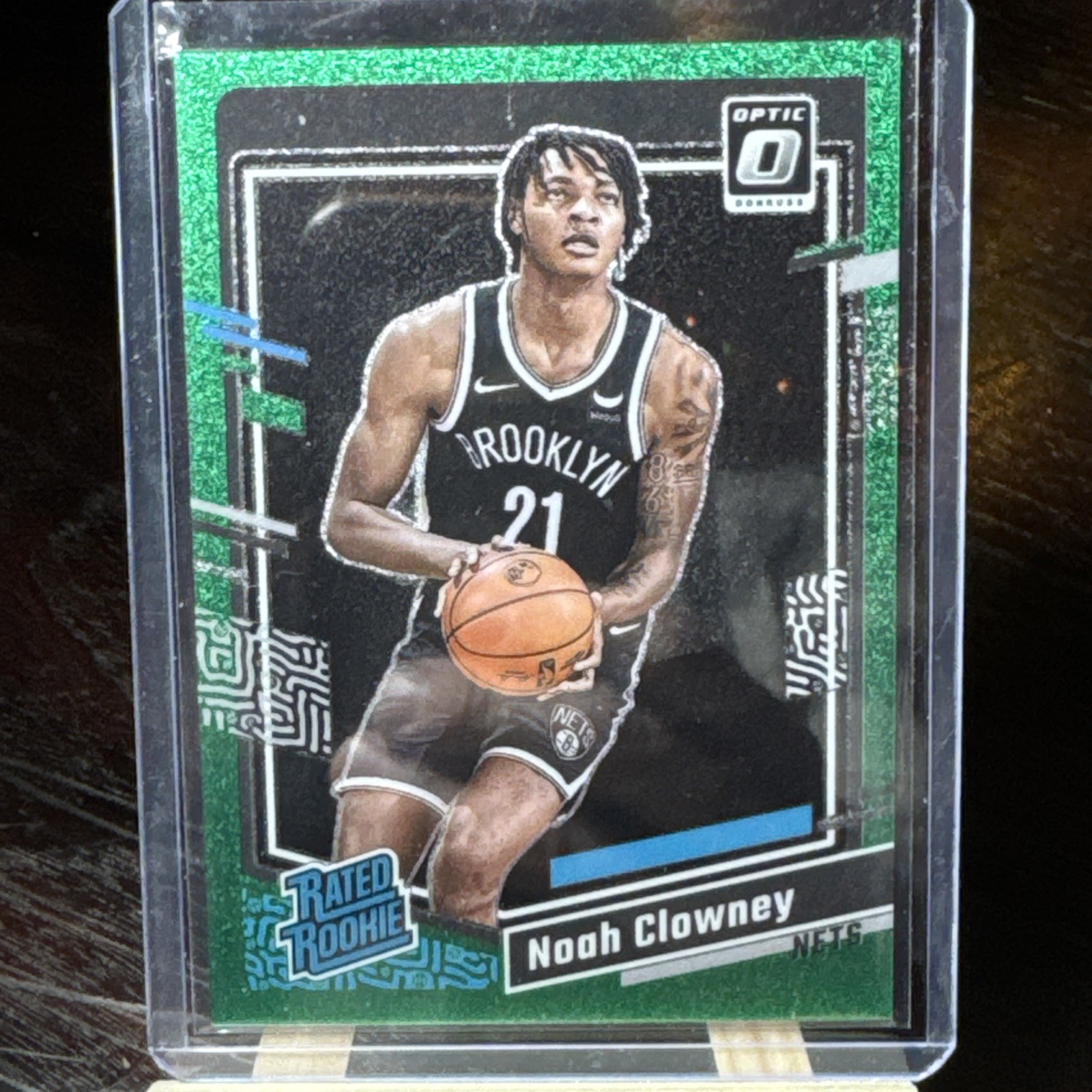 2023-24 Donruss Optic Noah Clowney Rated Rookie Green Glitter RC /77