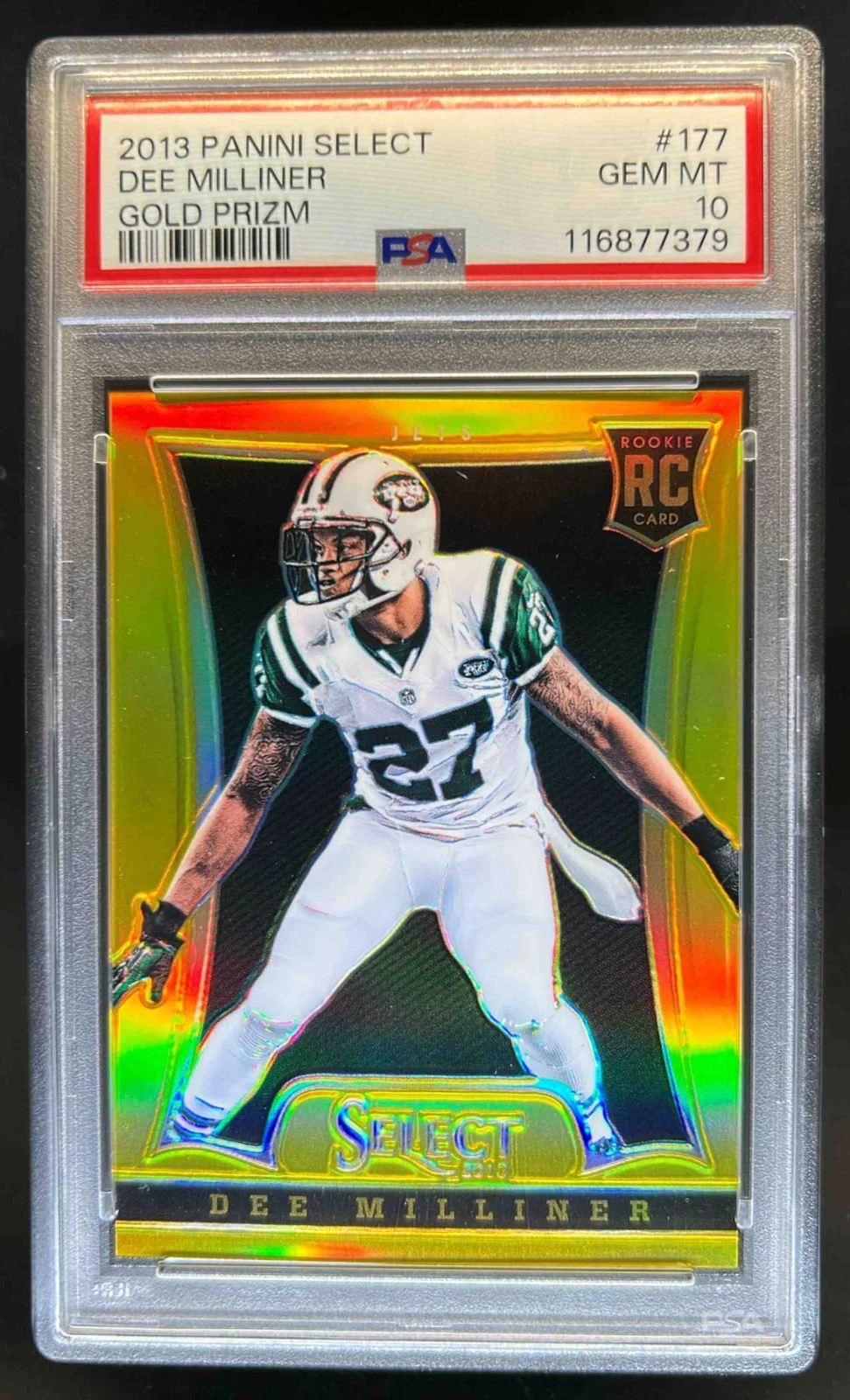 Dee Milliner Panini Select #177 Gold Prizm