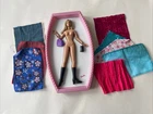 Vintage Y2K Barbie Flip And Fold Fashion 2000-2005 With Fabric And Accessories