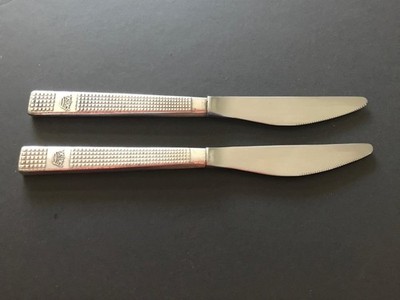 Arthur Price British Airways Concorde 2 X Knives Crown Logo Silverware  S31