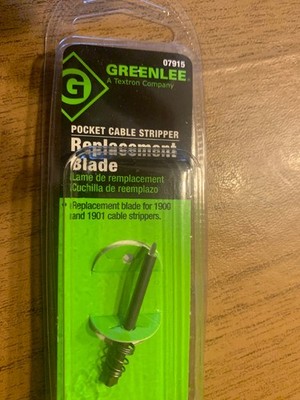 Greenlee cable stripper replacement blade 07915