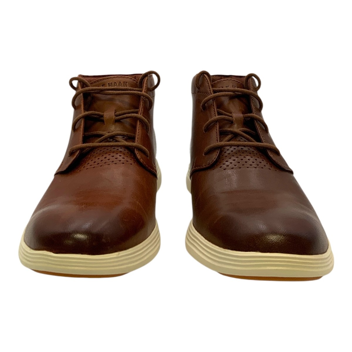 Cole Haan Glenn Chukka Mens 11.5 Brown Leather Ankle Boots C11777 Lace-Up - EUC Men main image 3