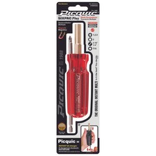 Picquic SIXPAC Plus Multi-Bit Screwdriver 6 in. 7 pc 88103