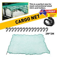 2x3M Load Restraint Net 35mm Square Mesh For Trailer Ute Dual Cab