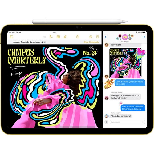 Apple 11-inch iPad A16 chip with Wi-Fi 128GB Silver MD3Y4LLA - Picture 3 of 6