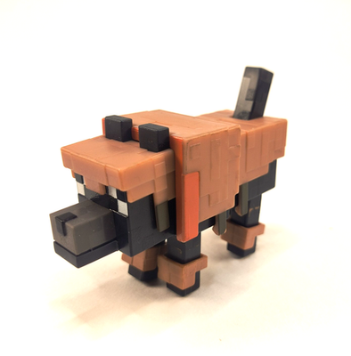 #ad Minecraft Armored Wolf Action Figure amp; Accessories 3quot; RARE HTF 2020 GTT 48 $11.69