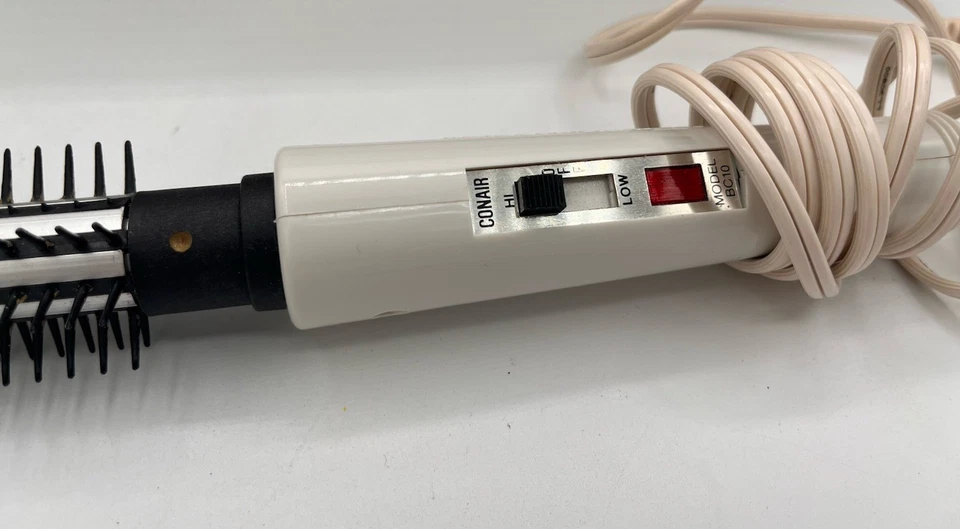 Cepillo de peinado vintage de 1980 Conair Twist Hot Curling BC10 1987 Foto 3 de 4