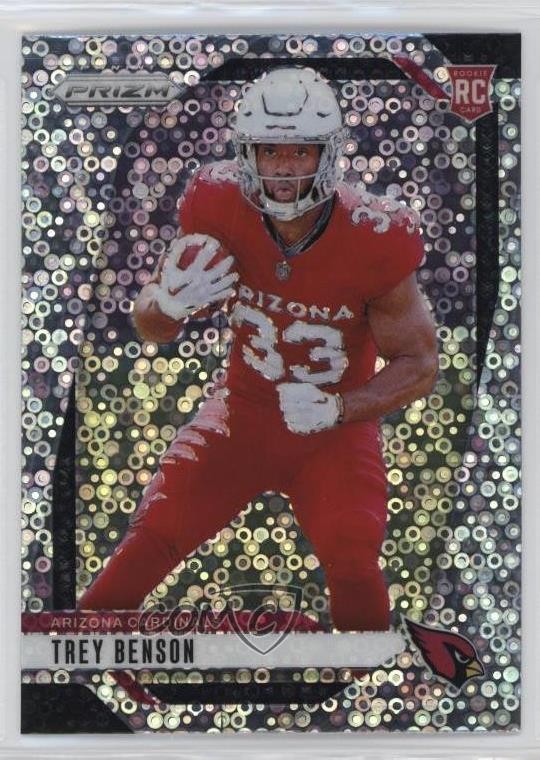 2024 Panini Prizm Rookies No Huddle Prizm Trey Benson #392 Rookie RC 16wc