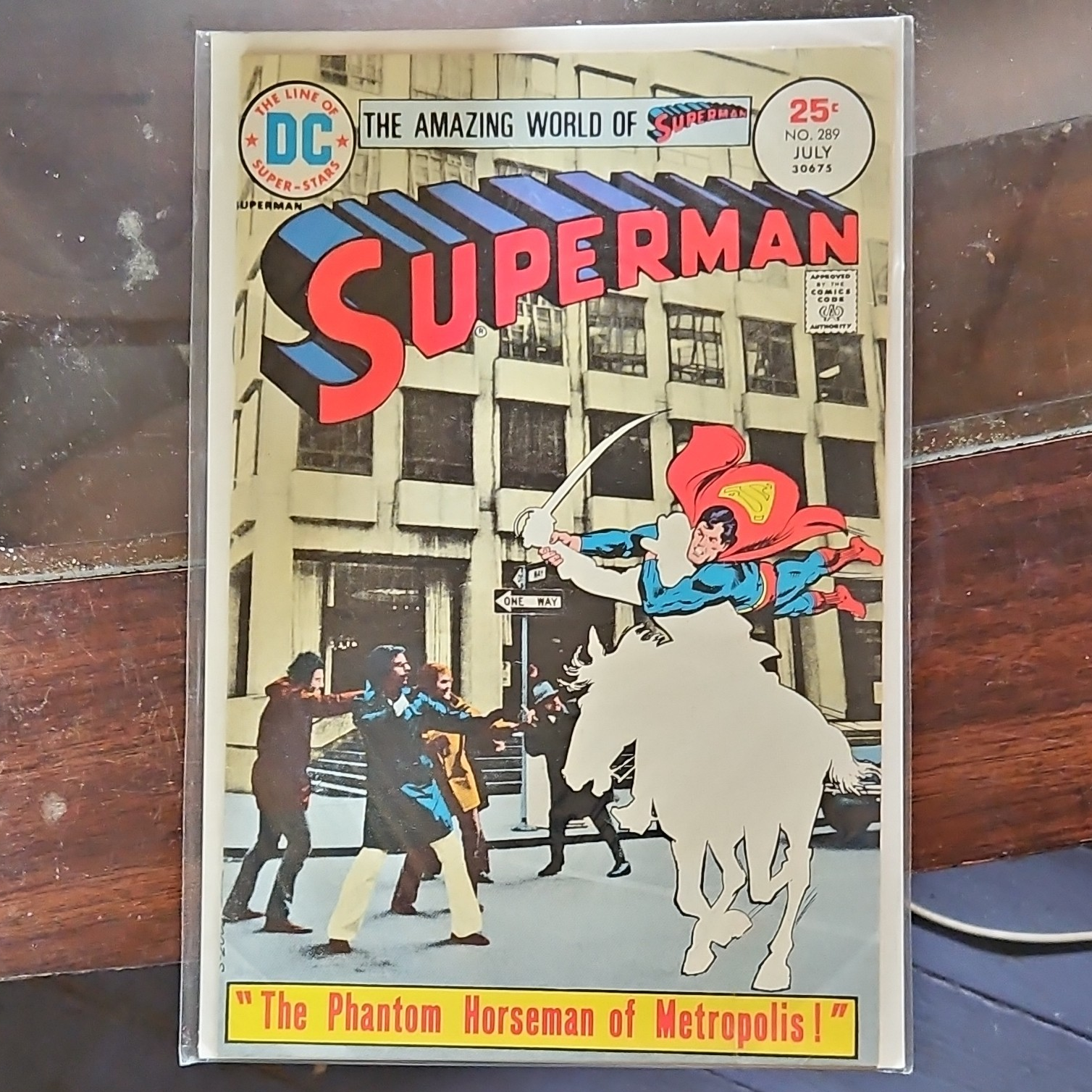 DC Comics The Amazing World of Superman #289 Phantom Horseman of Metropolis!