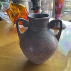Vintage 1915-1931 CARNELIAN II  ROSEVILLE POTTERY VASE 7” WOW COOL