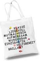 Baumwollbeutel Geschenk Lehrerin DankeschöN Stofftasche FüR Lehrer Damen