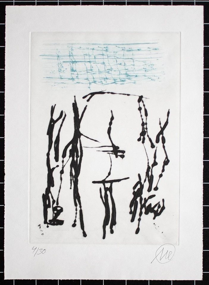 Markus Lüpertz Der Kunst die Regeln geben signiert Radierung Buch 2005 A 4/30 - Bild 3 von 4