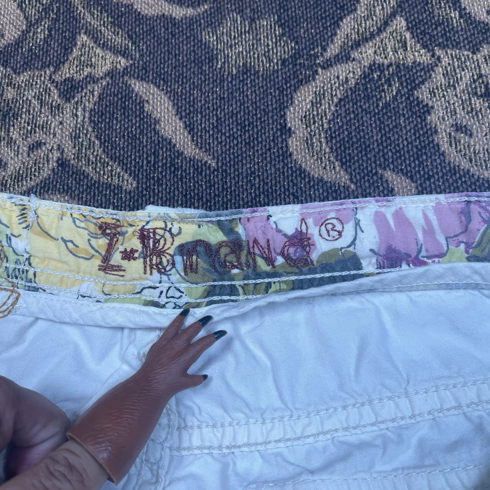 Cremalleras punk marca Z Y2K cargo capris para mujer talla 28 Foto 3 de 4