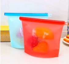Silicone fresh-keeping bag vacuum sealed bag food  storage bag refrigerator food
