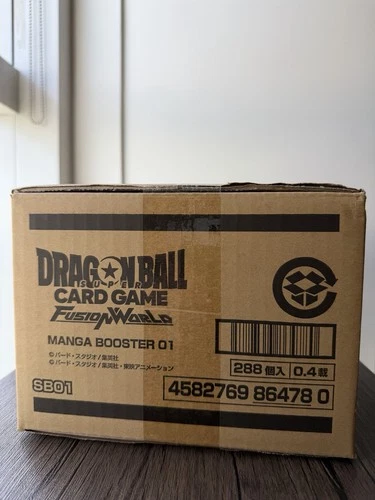 Dragon Ball Super Fusion World SB01 - Manga Booster 01 Case JAPANESE (sealed)
