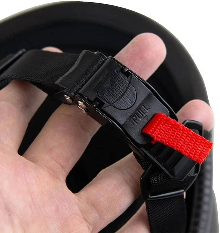 German M35 Style Half Motorcycle Helmet Retro WWII DOT Certified Cruiser Large - Image 4 of 4