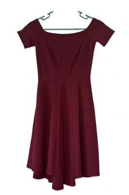 Sarin Matthew s Off-the-Shoulder Dress in Wine