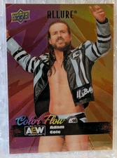 2024 AEW Allure Adam Cole Red-Orange Color Flow #CF-1 Upper Deck