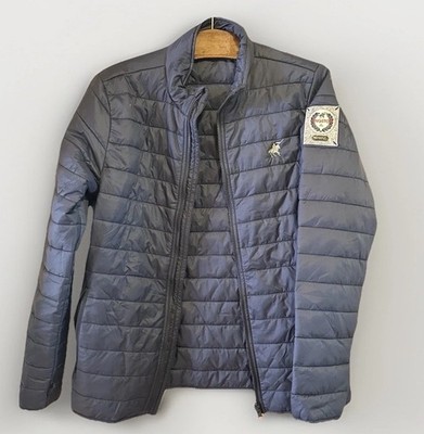 HKM Unisex Jacke, Reitjacke, Steppjacke, Größe M Du kelblau  (NEU)