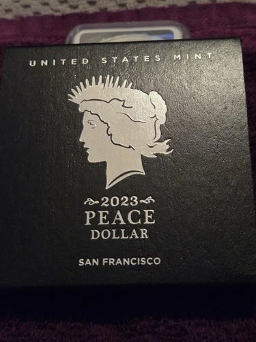 2023-S Peace Proof Silver Dollar (OGP/COA)