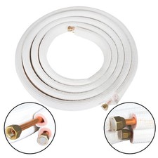 16 Feet Install Kit Mini Split Heat Pump Systems 1/4 Inch - 3/8 Inch Dia