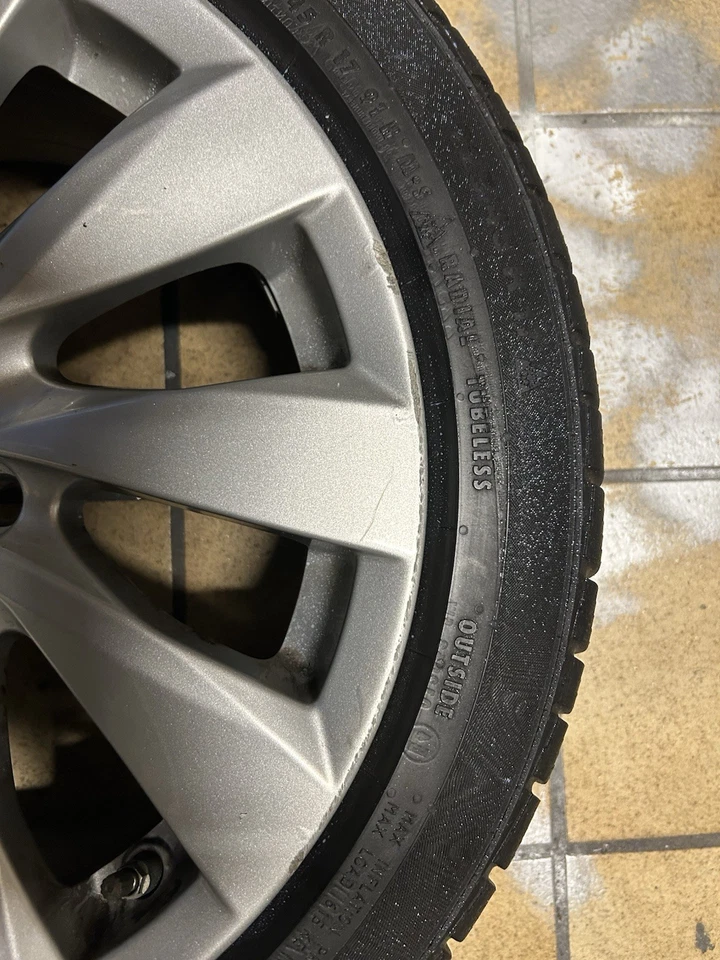 BMW E 46 Alufelgen 17 Zoll Winterreifen - Bild 4 von 4