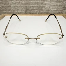 Silhouette Titan Eyeglasses Frame Gold Rimless 7534 49-17-135 Austria