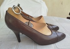 Tacones Givenchy Cuero Marrones Vintage