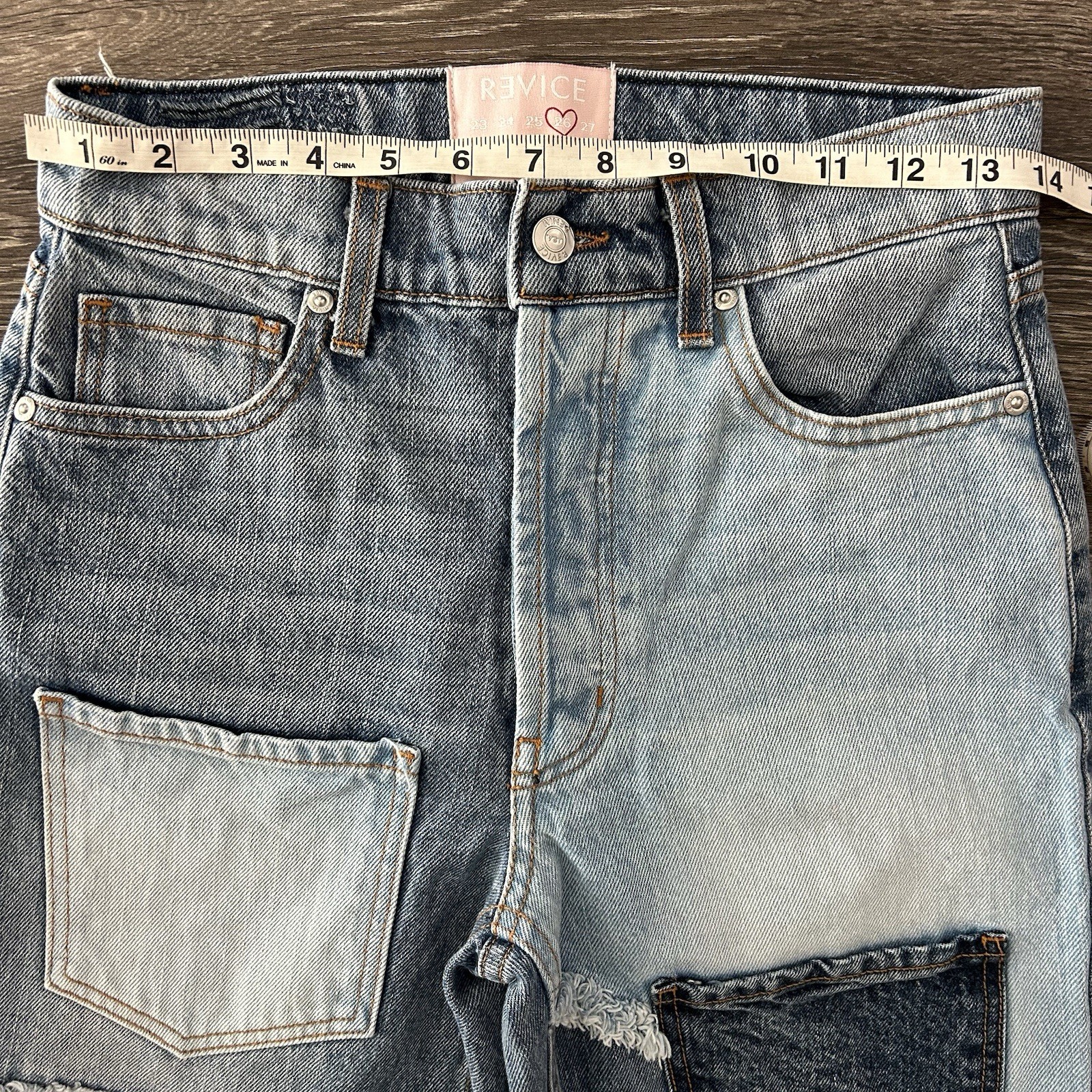 Revice High Waisted Patchwork Matchmaker Love At … - image 11