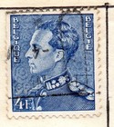 Belgium 1938-1945, king Leopold III facing left, set of 6 antique stamps — photo 4
