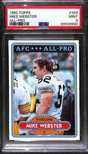 1980 TOPPS #350 MIKE WEBSTER PSA 9 Mint HOF