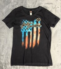 Harley Davidson Rommel DE N, Smyrna Women's T Shirt Made In USA Sz. Medium