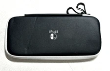 Official Nintendo Switch Carrying Case ONLY - MISSING SCREEN PROTECTORS Used⚫