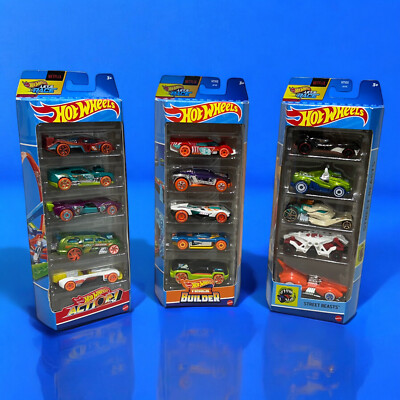 **NEU** 3x Set Hot Wheels *Street Beasts*Track Builder*Action* NETFLIX 15 Autos