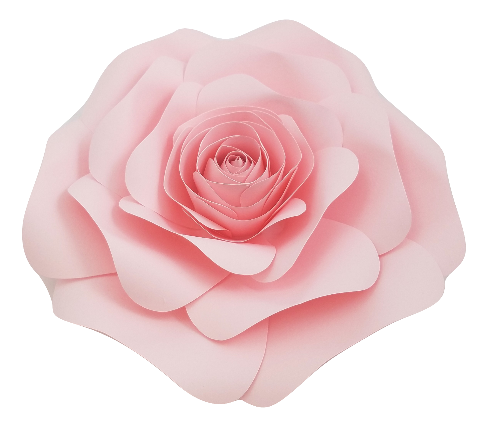 Decor in The Box -Handmade Paper Flower, Fully Assembled, 3 Sizes, Light Pink