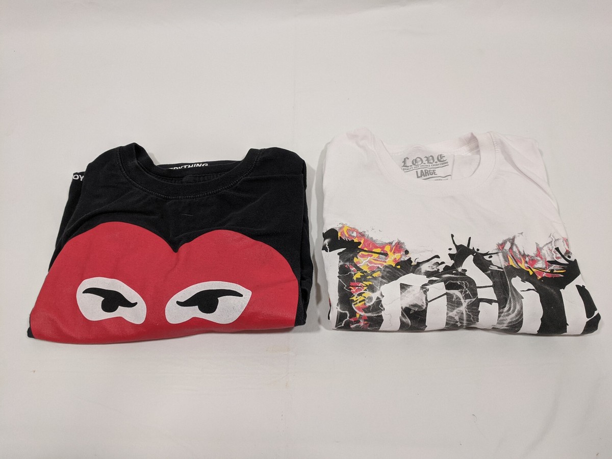 L.O.V.E. Loyalty Out Values Everything T-Shirts Men's Size L Lot
