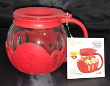 Ecolution Original Microwave Micro-Pop Popcorn Popper Borosilicate Glass 1.5 Qt