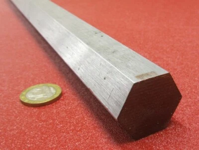 2011 Aluminum Hex Rod 1 1/8" (1.125") Hex x 1 Ft Length - Image 1 of 4