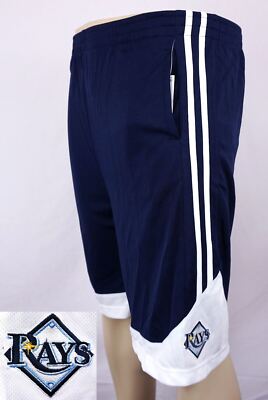 Tampa Bay Rays Shorts Boys Small (6 - 7) Blue Stitched Shorts New