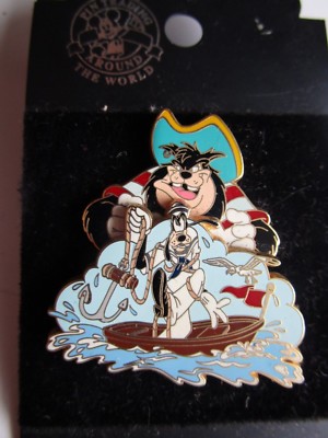 DCL Rescue Captain Mickey Pin Event Goofy Big Pete Disney Pin 13408
