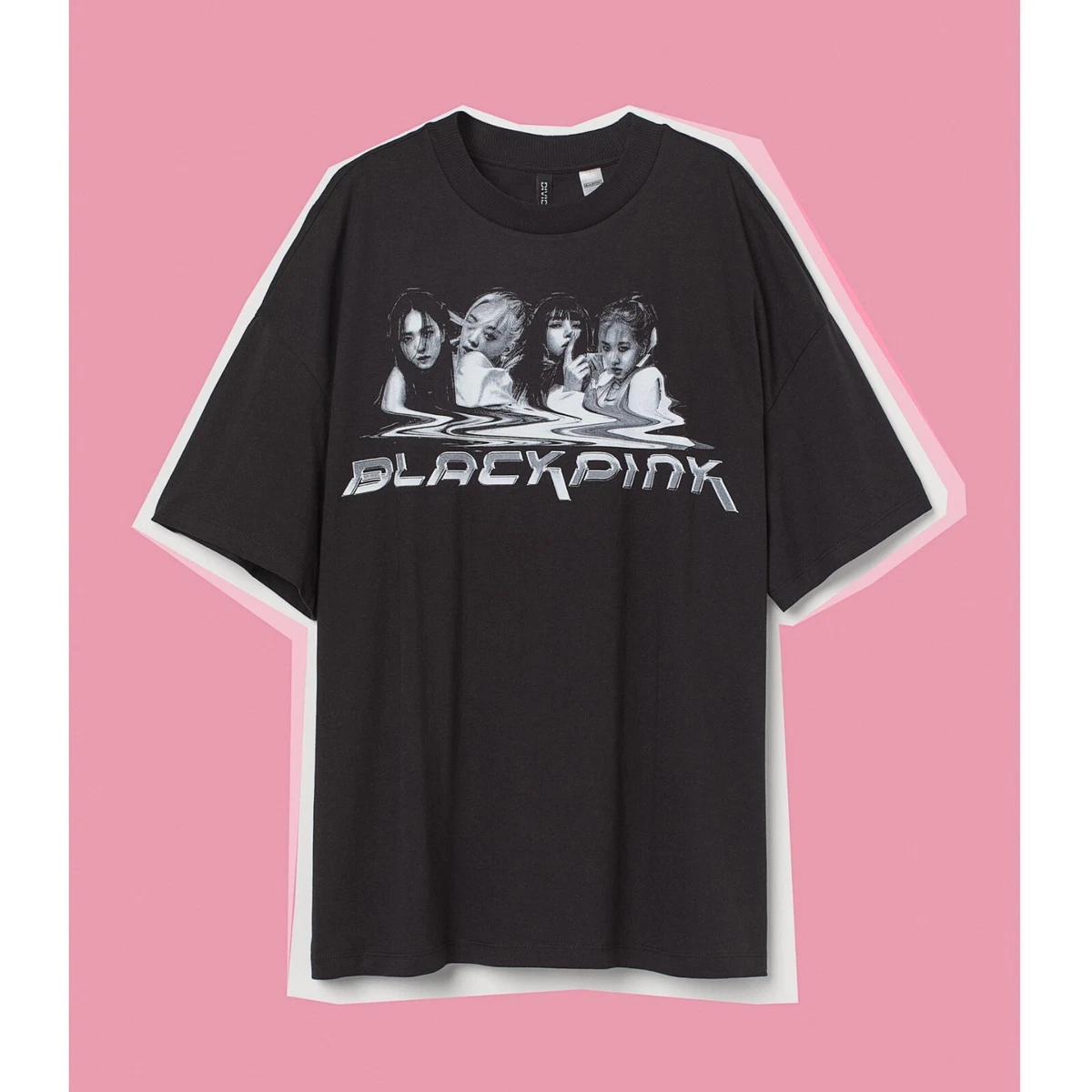 blackpink t shirt h&m