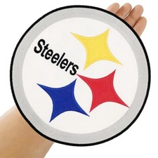 Pittsburgh Steelers Football Huge Size 11.5"x11.5" Sew Iron On Embroidery Patch