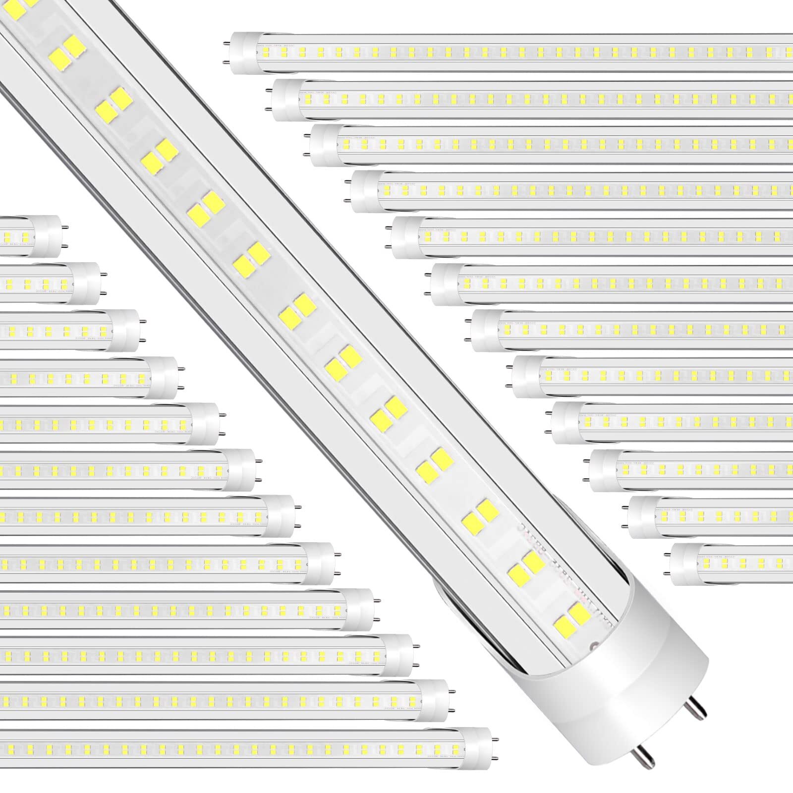 Led Tube Lights 4ft, 4 Foot Led Bulbs 24-Pack 28W 5000K 4000lm Daylight T8 T1...