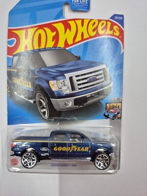 Hot Wheels Blue Goodyear 2009 Ford F-150