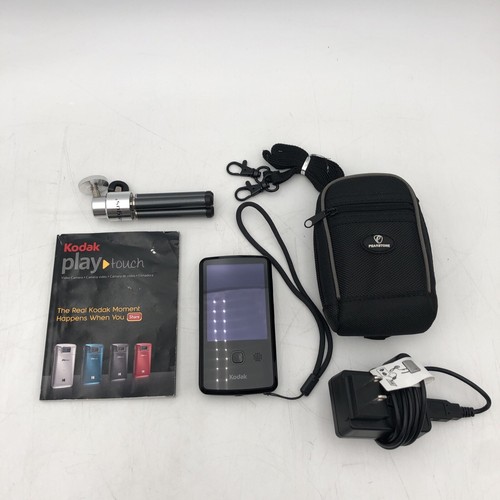 USED Black KODAK Zi10 Play Touch Camera BUNDLE WORKING READ D