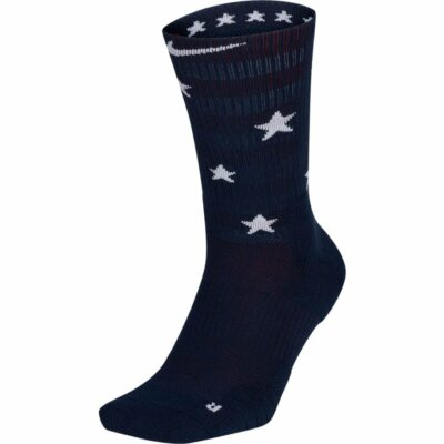 NIKE ELITE USA CREW GEPOLSTERTE BASKETBALL DRI FIT SOCKEN SX7424-410 - UNISEX UK2-5