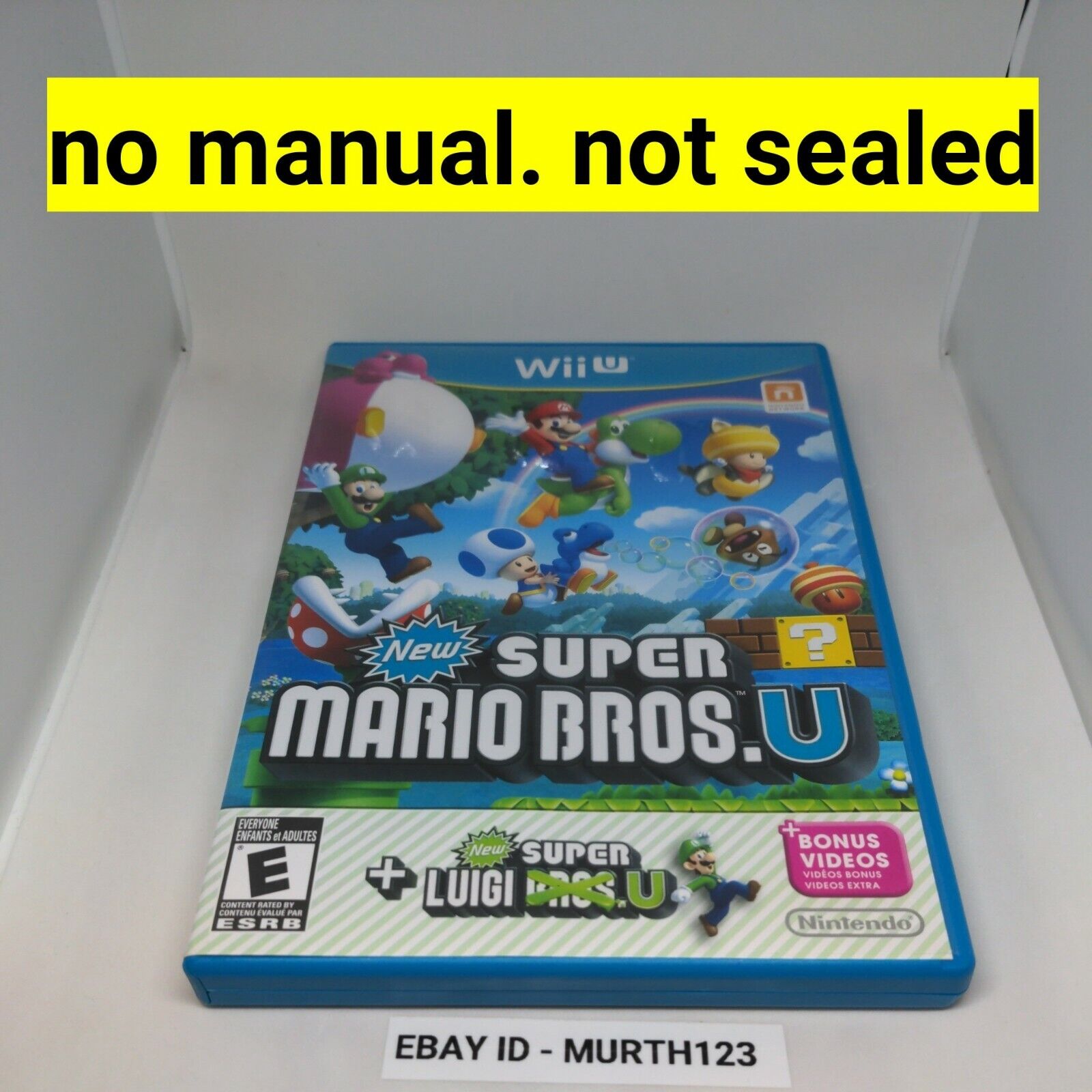 Wii U New Super Luigi U BRAND NEW FACTORY SEALED READ 45496903152