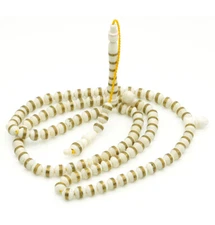 Luxury Islamic Tesbih Misbaha Engraved Camel Bone With Copper Round 99 Count