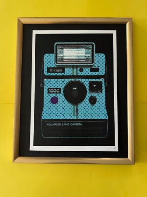 DEATH NYC Hand Signed LARGE Print Framed 16x20in COA POLAROID