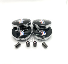 8 Piece Mus Tang Wheel Rim Center Caps Air Caps 60mm Gt Horse Set
